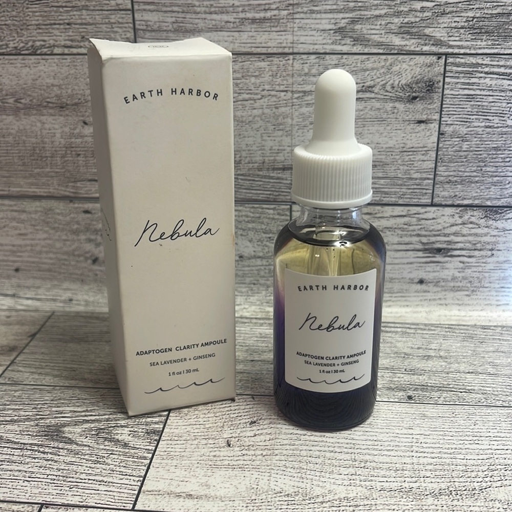 Earth Harbor nebula adaptogen clarity ampoule serum
